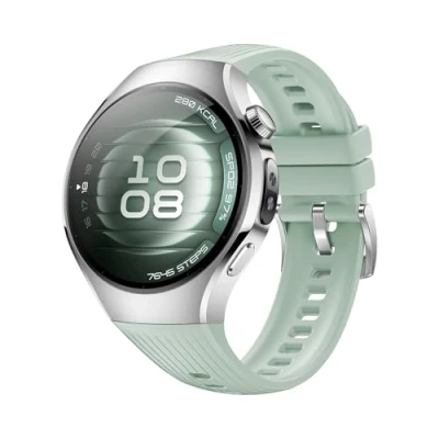 Image de HUAWEI Watch 5, montre intelligente de 42 mm, X Tap multi détection, Health MOT, oxygène sanguin en temps réel, jusqu&#039;à 7 jours d&#039;autonomie, eSIM, acier inoxydable 904L, iOS et Android, vert