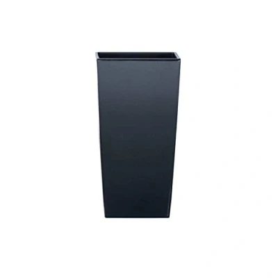 Image de 35 L Prosperplast Urbi Square pot plastique haut avec réservoir en couleur Anthracite, 55 (H) x 29,5 (L) (P) cms