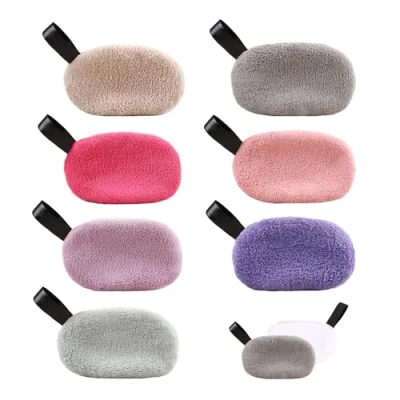 Image de Lot de 7 éponges nettoyantes double face pour le visage, lingettes démaquillantes lavables, tampons coton réutilisables, démaquillants, réutilisables et lavables