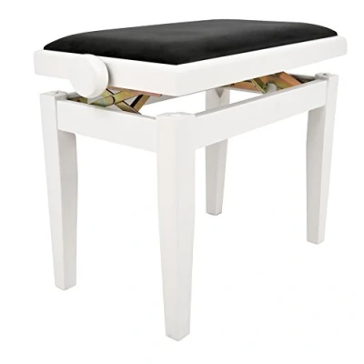 Image de Juan Miguel Navarrez Banc de Piano Blanc Mat