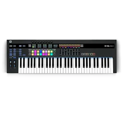 Image de Novation 61SL MkIII Clavier maître MIDI de 61 touches et séquenceur offrant une intégration avec les STAN