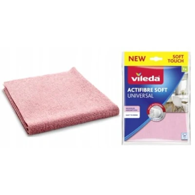 Image de Vileda ACTIFIBRE Soft 1 Chiffon Nettoie, absorbante, ne Laisse Pas de Traces et Taches