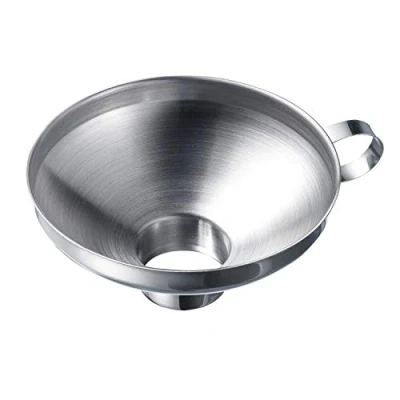 Image de Westmark Entonnoir à Confiture et Conserve avec long col de Remplissage, diamètre du remplissage (intérieur environ 3,5 cm), en Acier inoxydable, Argenté, 12442270