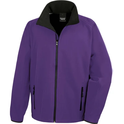 Image de Result R231m Veste Imprimable en Softshell XXL Violet/Noir