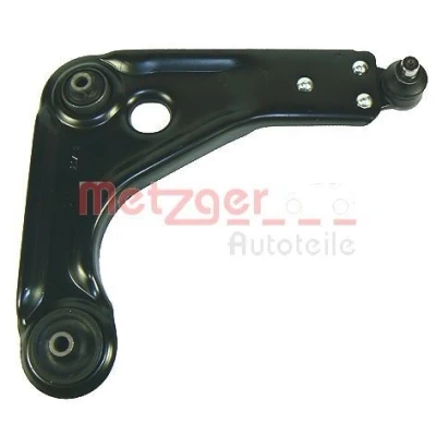 Image de METZGER 58041302 Bras de suspension avec rotule suspension, support en caoutchouc Essieu avant droit, inférieur barre oscillant transversal