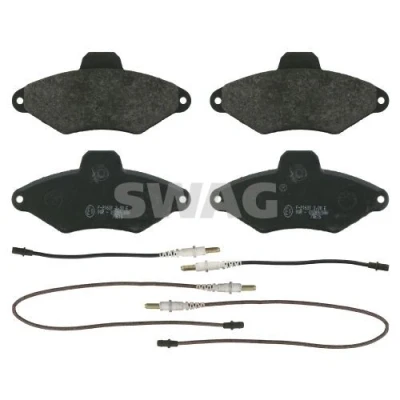 Image de SWAG 64 91 6413 Jeu de plaquettes frein Essieu avant contact signal d&#039;usure inclus CITROËN: Xantia 3/5 portes, 5 Break