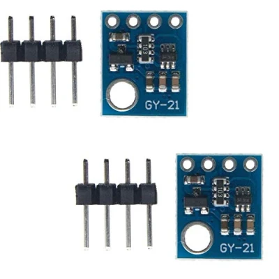 Image de TECNOIOT 2 pièces GY 21 HTU21 HTU21D Module de capteur d&#039;humidité Interface I2C