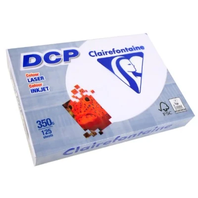 Image de Clairefontaine 3806C Digital Color Printing A4, 350g/m2, Nombre de feuilles : 125 Couleur: Blanc (170 CIE)