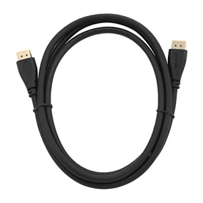 Image de Câble DisplayPort GEMBIRD 1m Noir Blindé Plaqué Or