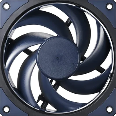 Image de Cooler Master Mobius 120 Ventilateur de Boitier Conception Ring Blade (PWM), Roulement à Boucle Dynamique (max. 63.1CFM, 2.6 mmH2O, 22.6dBA), Cadre Chanfreiné Air Focus Noir