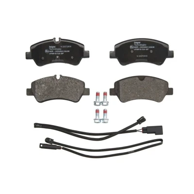 Image de DELPHI LP3619 Jeu de plaquettes frein contact signal d&#039;usure inclus avec tôle anti bruit accessoires FORD: Tourneo Custom V362 Minibus