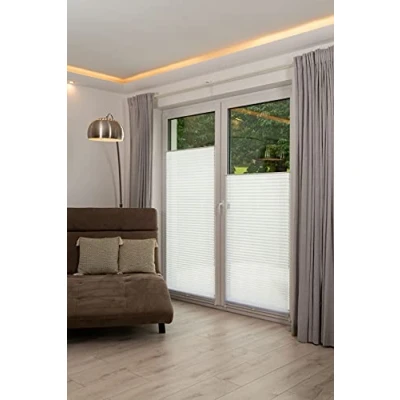 Image de Khome K Home Store plissé Klemmfix, dévoré, 35 x 130 cm