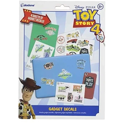 Image de Paladone Toy Story Gadget Stickers 4 feuilles d&#039;autocollants en vinyle Imperméables et repositionnables