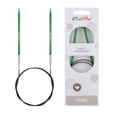 Image de KnitPro KP51114 Aiguilles Circulaires Fixes Bois Multicolore 100 cm x 4,50 mm