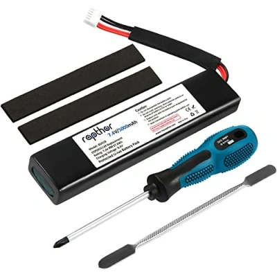 Image de Rapthor 5000mAh Batterie de Remplacement pour Haut Parleur Bluetooth JBL Xtreme Correspond à GSP0931134 Li Polymer Haute capacité avec Outils Bricolage