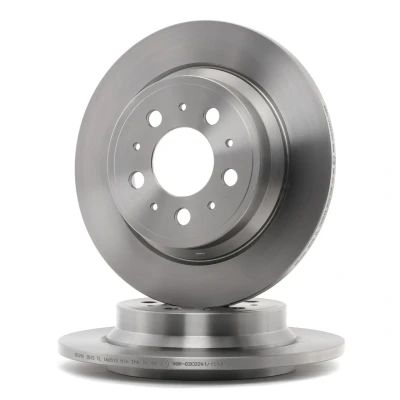Image de DELPHI BG3515 Disque de frein 288 12 5 plein huilé non traité sans roulement roue, bague ABS VOLVO: S60 I, V70 2, XC70 I Cross Country