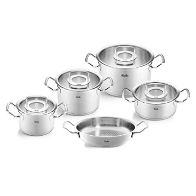 Image de Original Profi Collection Kt16/20/24+Bt20Mgd+Spf24cm Jeu de 5 Ustensiles Cuisson avec Couvercles en Verre