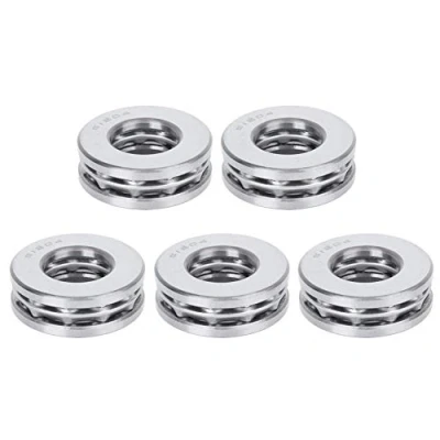 Image de Oumefar 5 pièces 51204 palier de butée pression roulement à billes 20x40x14mm axial simple colonne rondelle roulante roulements avion