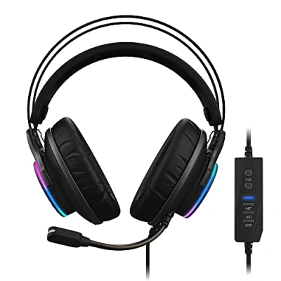 Image de GIGABYTE AORUS H1 écouteur/casque Écouteurs Avec fil Arceau Jouer USB Type A Noir Neuf