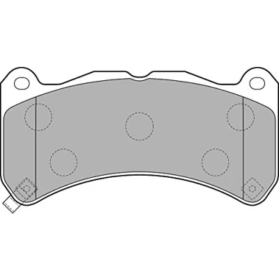 Image de DELPHI LP2211 Jeu de plaquettes frein avec indicateur d&#039;usure tôle anti bruit sans accessoires LEXUS: IS 2