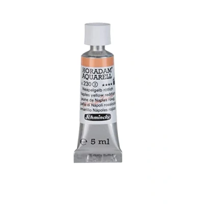 Image de Schmincke HORADAM® AQUARELL aquarelle d&#039;artiste très fine, jaune de naples rougeâtre 5 ml