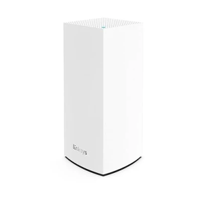 Image de Linksys Système WiFi 6 Mesh triple bande Velop MX4200 (AX4200) (routeur WLAN, jusqu&#039;à 260 m2, pour plus de 40 appareils, pack 1, blanc)