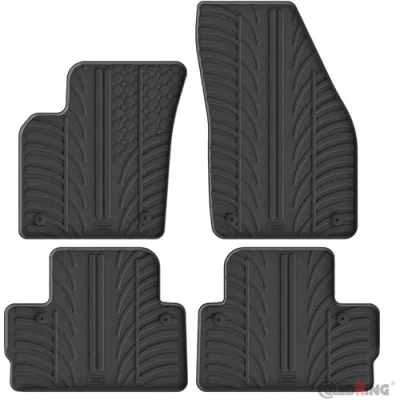 Image de Gledring 0397 Ensemble de tapis sol Caoutchouc avant et arrière 4 noir VOLVO: C30