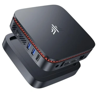 Image de Mini PC Ιntel Celeron N5105 (jusqu&#039;à 2,9 GHz) Ordinateur de Bureau,NiPoGi AK1 Pro 8Go DDR4/256Go Rom Tour 4K UHD,Double WiFi, Gigabit Ethernet, HDMI,VESA pour Bureau/Étude/Maison