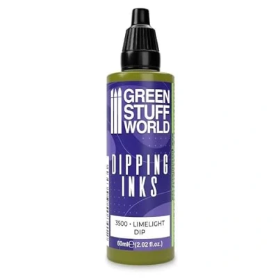 Image de Green Stuff World Dipping Ink Peinture de modélisme à contraste élevé 60 ml (vert citron)