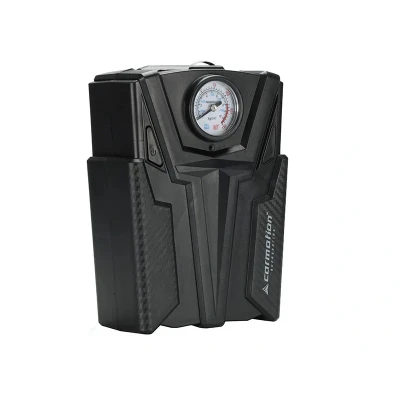 Image de Kompresor powietrza DC 12V, 150 PSI, z analogowym ciśnieniomierzem, 4 adaptery