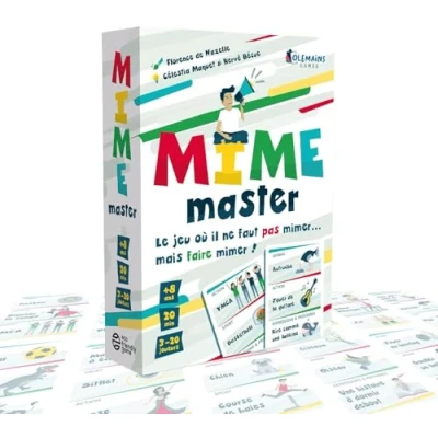 Image de Mime MASTER Jeu de Société et d&#039;Ambiance Le Réinventé 8 Ans Plus 3 à 20 Joueurs Fous Rires en Famille Entre Amis Olémains Games