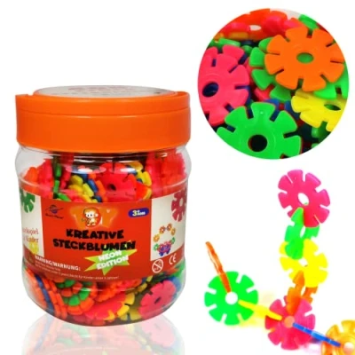 Image de Smart Planet Lot de 400 fleurs flottantes dans une boîte Flocons neige à planter 3,3 cm Jouet éducatif pour enfants partir 3 ans