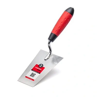Image de COMENSAL Truelle de Maçon 140 mm à Bout Carré Carrée avec Poignée Souple Lame en Acier Made in EU
