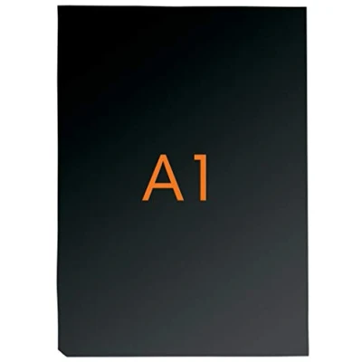 Image de Nobo Plaque d&#039;Ardoise pour Chevalet Porte Affiche A1, Tableau Noir Effaçable, Premium Plus, Noir, 1902436