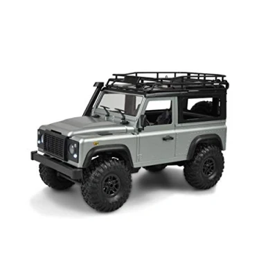 Image de Amewi 22507 Land Rover D90X12 Brushed 1:12 RC Voiture modèle électrique Scale Crawler 4 Roues motrices (4 WD) Kit 2,4 G, 22507, Gris