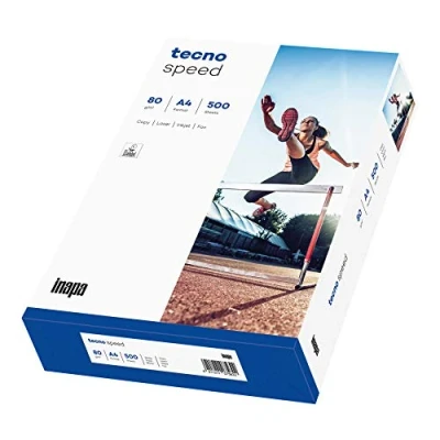 Image de TECNO SPEED, papier reprographique, blanc, 80g, A4, ramette de 500 feuilles