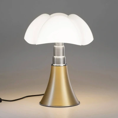 Image de MINI PIPISTRELLO Lampe LED avec Variateur H35cm Laiton Martinelli Luce designé par Gae Aulenti