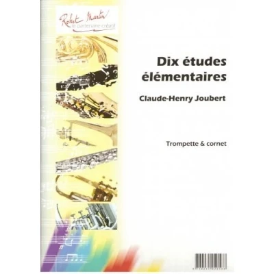 Image de Partition classique ROBERT MARTIN JOUBERT C.H. DIX TUDES LMENTAIRES Trompette