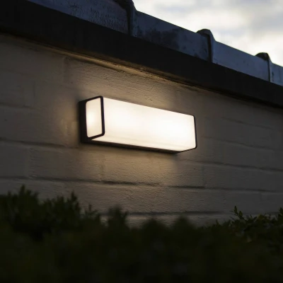 Image de LUTEC Applique extérieur LED Doblo rectangle 35cm 4 000K