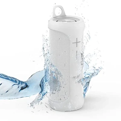 Image de Hama Enceinte Bluetooth Portable 2 en 1, Etanche, 30 W (Haut parleurs Flottants Separable 2x15W, Waterproof IP67, Enceintes sans Fil, Autonomie 10 h, TWS, USB C) Blanc