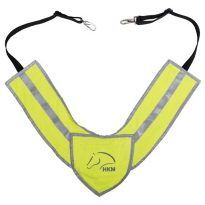 Image de HKM Sangle Réfléchissante Jaune/Argent