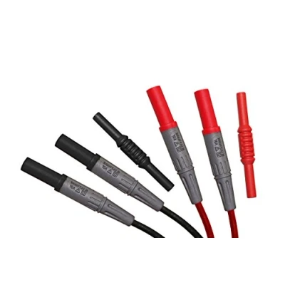 Image de Peak Tech Lot de 4 mm Connexion lignes avec rallonge isolée Cat III 1000 V, 1 pièce, P 7005