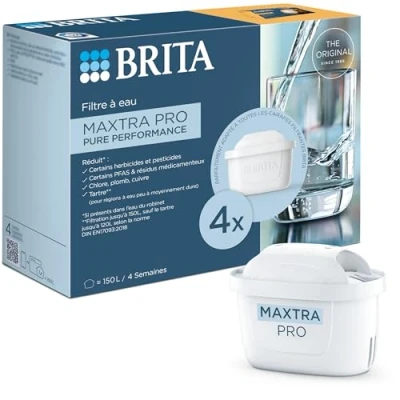 Image de Filtre à eau Brita 1050415 maxtra pro pack de 4 all in 1