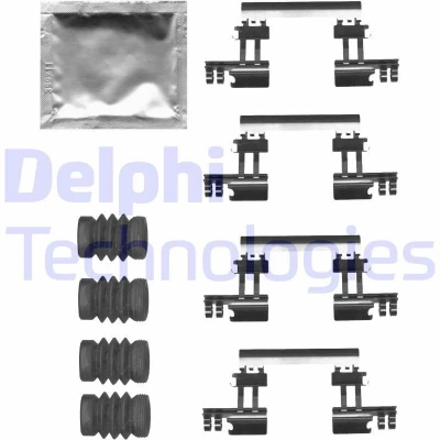 Image de DELPHI LX0679 Kit d&#039;accessoires, plaquette de frein à disque MAZDA: 3 3/5 portes, CX 3, Berline