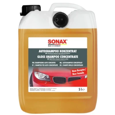 Image de SONAX Shampoing auto concentré (5 litres) nettoie efficacement et rapidement toutes les surfaces en éliminant salissures Réf: 03145000