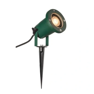 Image de SLV Nautilus XL Projecteur LED, avec piquet, lampe d’extérieur, pour éclairage de jardin, terrasse, plantes, chemins, d’étang, IP65, GU10, câble 1,5 m fiche, en aluminium