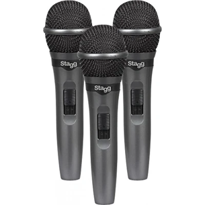 Image de Stagg Microphone dynamique Live Stage (Lot de 3)