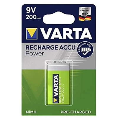 Image de Varta Accu NiMH Rechargeable, 200 mAh, 9 V, E Block, HR9V