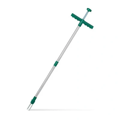 Image de relaxdays Désherbeur Manuel, arrache Pissenlit, Griffes &amp; éjecteur, enlève Mauvaises Herbes sans se pencher, 100cm, Vert