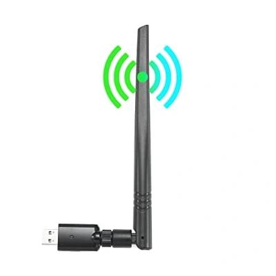 Image de WE Clé Wi Fi Puissante 1200 Mbps 5 GHz, Adaptateur USB Wifi, Dongle fi, 3.0 Compatible avec Windows 10/8.1/8/7/XP/Vista, Mac OS X 10.9 10.13 Noir Neuf